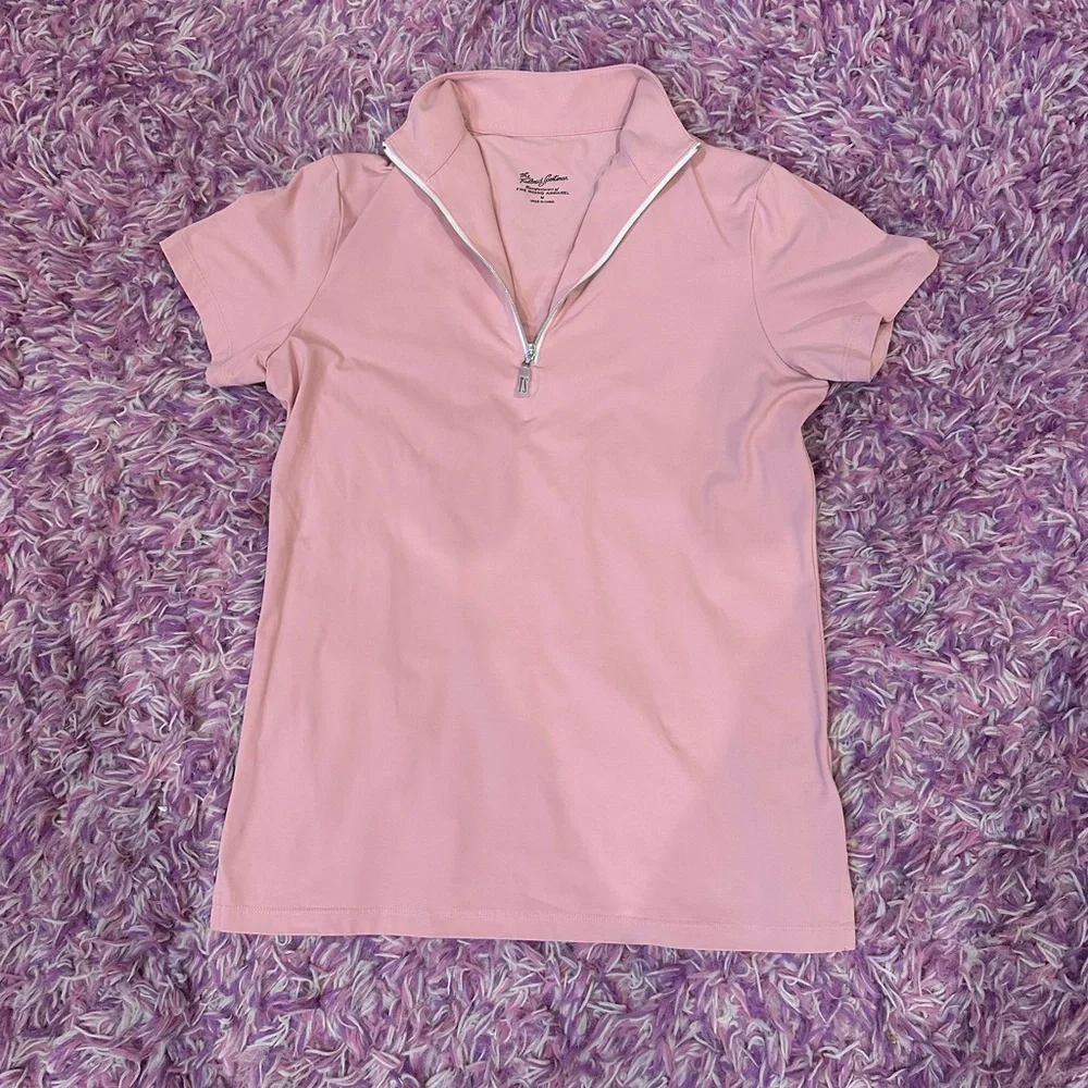 Tailored Sportsman Pink Short Sleeve Top - Picture 1 of 2